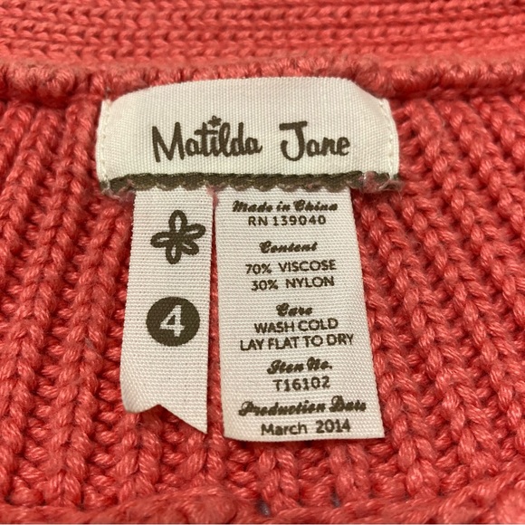 Matilda Jane | Knit Cardigan with Buttons Sz 4 - Picture 8 of 13